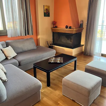 דירה Peroulia Bay View Maisonette